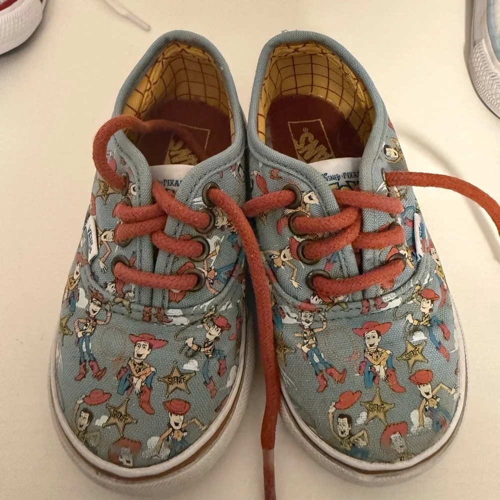 Vans Kids Sneakers Toy Story Jessie Blue and Brown